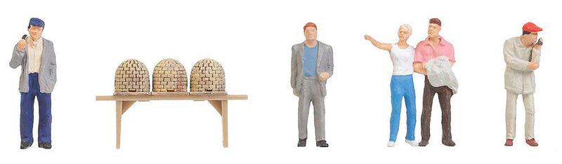 At the Beekeeper's -- 5 Figures & Beehives