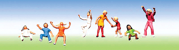 Pedestrians -- Playing Children pkg(8)