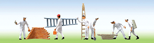 Bricklayers, Painters, Ladders