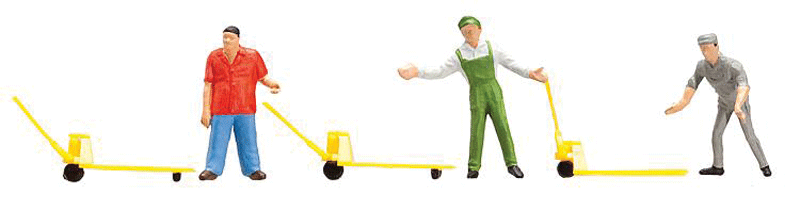 Factory Workers w/Pallet Jacks