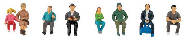 Seated Passengers -- Set 1 pkg(8)