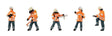 Era VI Firefighters -- Set #4 pkg(5)