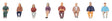 Seated People III -- pkg(8)
