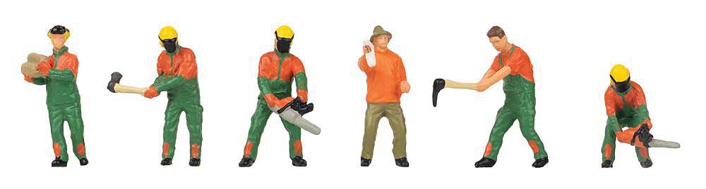 Forest Workers with Modern Equipment -- pkg(6)-2