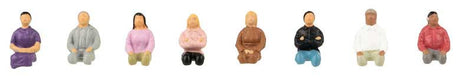 Sitting People without Legs Set #2 -- pkg(8)