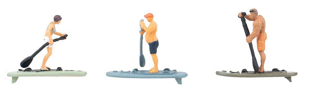 Stand-Up Paddlers -- 3 People on Paddle Boards-2