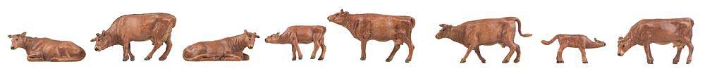 Allgau Swiss Cattle -- Brown pkg(8)