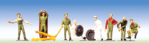 Working People -- Filling Station Personnel pkg(8)