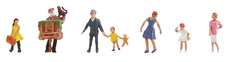Carnival Figures -- pkg(7)