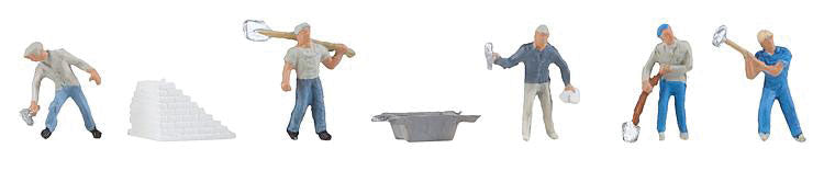 House Construction Figures -- Includes Accessories pkg(5)