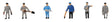 Steam Locomotive Crew -- pkg(6)