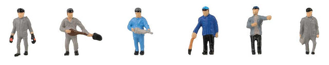 Steam Locomotive Crew -- pkg(6)