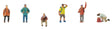 Mountain Hikers -- pkg(6)