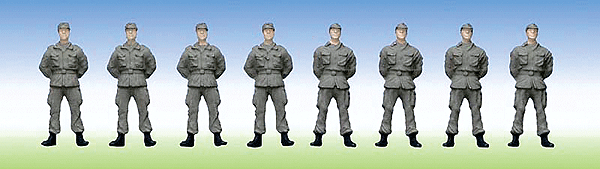 Military - NATO/Modern German Army (BW) - Painted Figures -- Soldiers, Standing pkg(8)