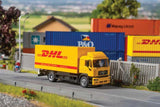MAN F 2000 Box Truck - Powered - Car System Digital -- DHL (yellow, red)-1
