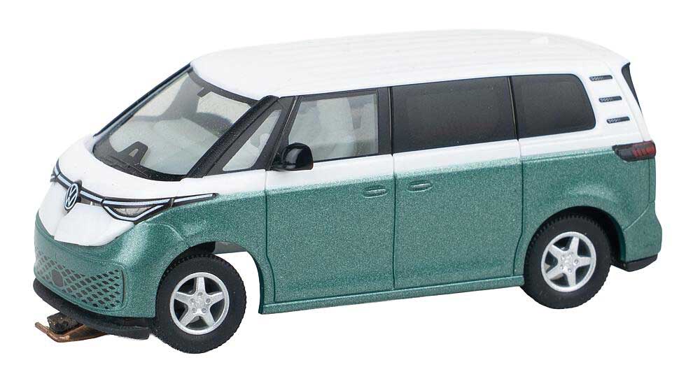 Volkswagen ID Buzz Passenger Van - Car Stystem -- White, Green-2