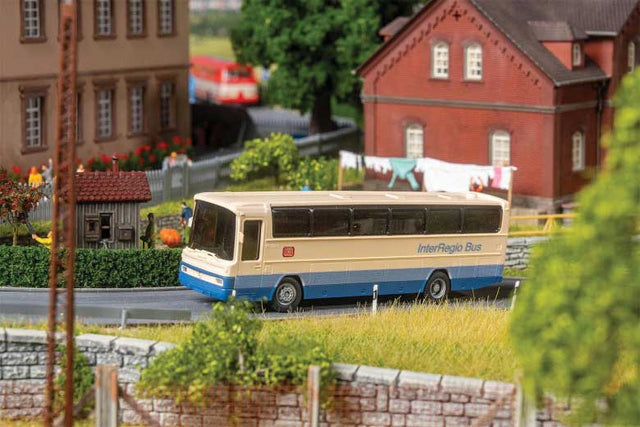Mercedes-Benz O 305 Bus - Powered - Car System -- German Railroad DB AG (InterRegio, ivory, blue, red)-1