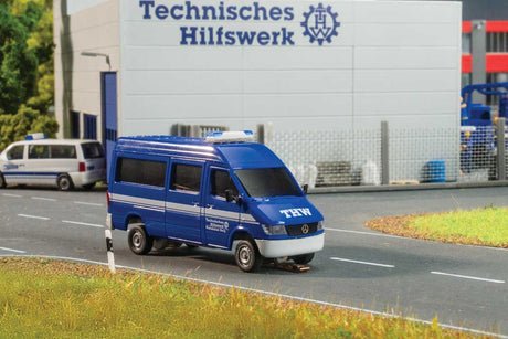 Mercedes-Benz Sprinter Passenger Van - Car System -- THW (blue, white, German Lettering)-1