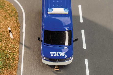 Mercedes-Benz Sprinter Passenger Van - Car System -- THW (blue, white, German Lettering)-4