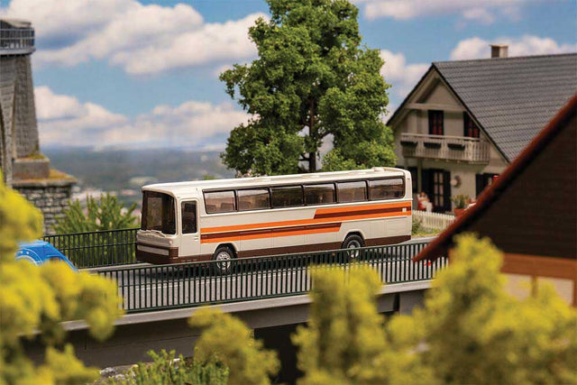 Mercedes-Benz O 303 RHD Bus - Assembled - Car System -- Beige, Brown, Orange-1