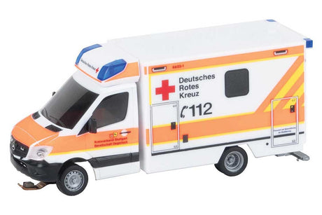 Mercedes-Benz Sprinter Box-Body Ambulance - Powered - Car System -- German Red Cross (white, orange, German Lettering)-2