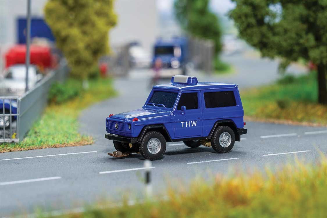 Mercedes-Benz G-Class SUV - Car System -- THW (blue, white, German Lettering)-1