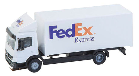 Mercedes-Benz Atego 04 Box-Body Delivery Truck - Car System -- FedEx (white, purple, orange)