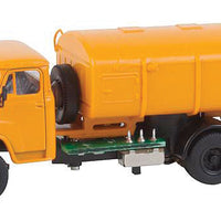 Operating MAN Garbage Truck - Car System -- Yellow
