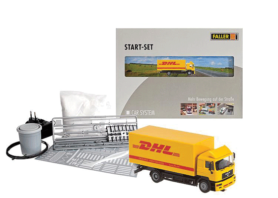 Car System Starter Set -- MAN F2000 Evolution Box Truck - DHL