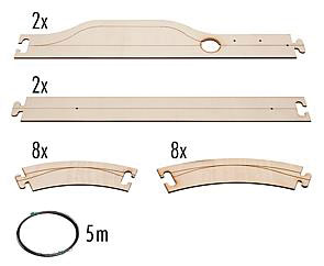 Car System Laser-Street Section (Less Guide Wire) - Kit -- Basic Street Set