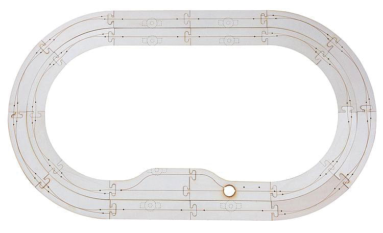 Bus Stop Set w/Laser-Cut Street (No Vehicle) - Car System-3