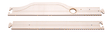 Car System Laser-Street Street Sections (Less Guide Wire) -- Bus Stop Set - 16-3/4"  42.5cm pkg(2)-1