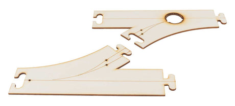 Car System Laser-Street Street Sections (Less Guide Wire) -- 45 Degree Lane Crossover-3