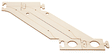 Car System Laser-Street Section (Less Guide Wire) - Kit (Laser-Cut Wood) -- Basic Car Park Expansion Set Adds 2 Angled Stalls