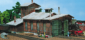 2-Stall Enginehouse -- 8-1/4 x 6-1/8"  21 x 15.7cm