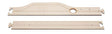 Car System Laser-Street Section (Less Guide Wire) - Kit -- Bus Stop Set: 11-13/16" 30cm Long Straight & Straight w/Turnout/Passing Lan