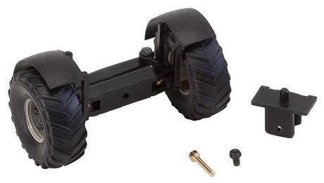 Front Axle Steering Mechanism w/Wheels - Assembled - Car System -- Fits Massey-Ferguson Farm Tractors, Less Magnet Steering Bar