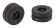 Dually Truck Tires & Rims - Car System -- Fits Powered Brekina MAN Trucks