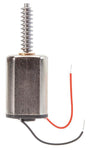 Flat Can Motor w/Worm - Car System -- 3/8"  10mm Diameter, Module 0.3