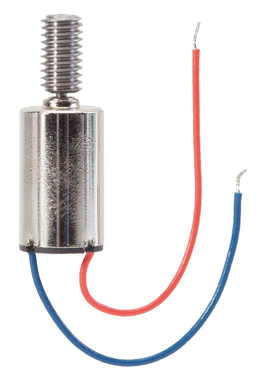 Can Motor w/Worm - Car System -- Short, 1/4"  6mm Diameter, Module 0.16
