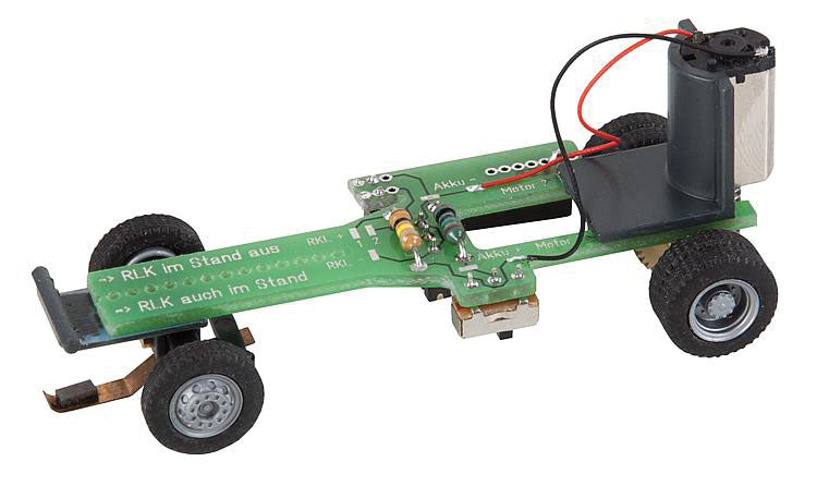 Car System Conversion Chassis - Kit -- With Adjustable Wheelbase 1-1/2 x 3-1/2"  38-88mm (Batteries Sold Separatel