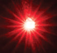 Flashing LEDs pkg(5) - 3-Volt - .08 x .05 x .04"  2 x 1.25 x 1.1mm - 0805 -- Red