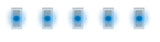 SMD 0603 LEDs -- Blue 1.6 x .8mm pkg(5)-1