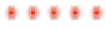 SMD 0603 LEDs -- Red 1.6 x .8mm pkg(5)-1
