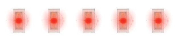 SMD 0603 LEDs -- Red 1.6 x .8mm pkg(5)-1