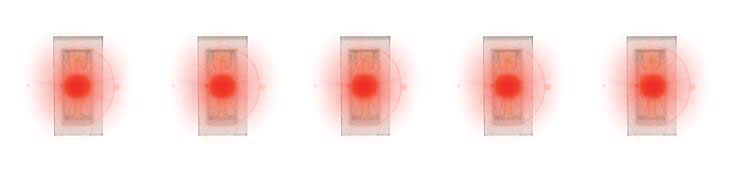 SMD 0603 LEDs -- Red 1.6 x .8mm pkg(5)-2
