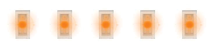 SMD 0603 LEDs -- Orange 1.6 x .8mm pkg(5)-1
