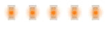 SMD 0603 LEDs -- Orange 1.6 x .8mm pkg(5)-2