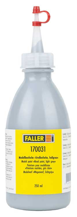 Model Building Paint 8.5oz  250ml -- Light Gray for Roads-2