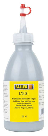 Model Building Paint 8.5oz  250ml -- Light Gray for Roads-2